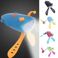 cute mini bee horn bicycle light ipx4 waterproof usb rechargeable electric bell for kids mtb bicycle bike accessory 4 color g9m8