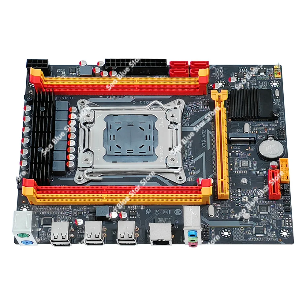 Фото Новая материнская плата X79-VG2 для настольных ПК с поддержкой протокола NVME M.2, совместимая с E5-2689/2690 №4