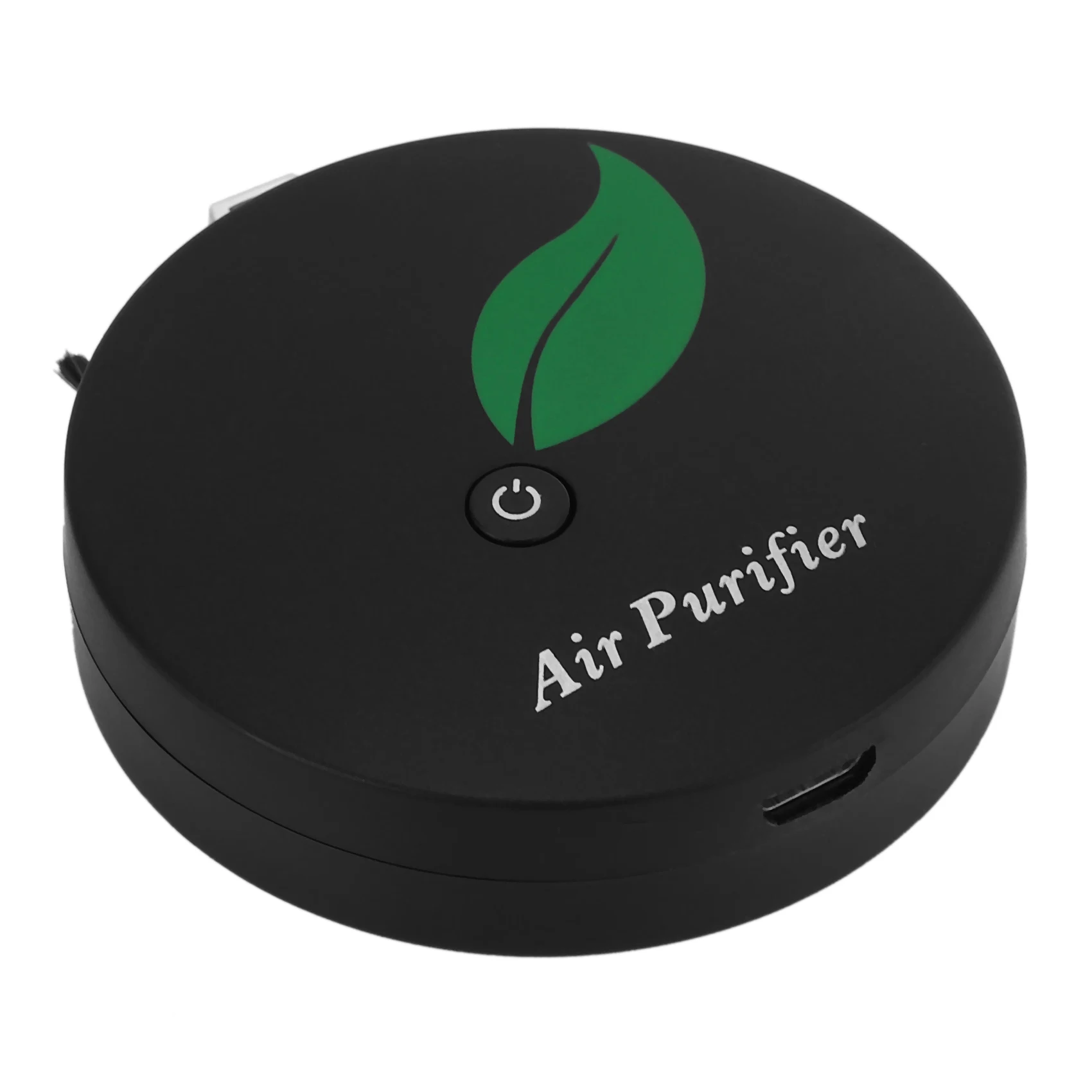 

Mini Portable Air Purifier Wearable Air Purifier Necklace USB Air Cleaner Travel-Size Purifier for Small Space Black