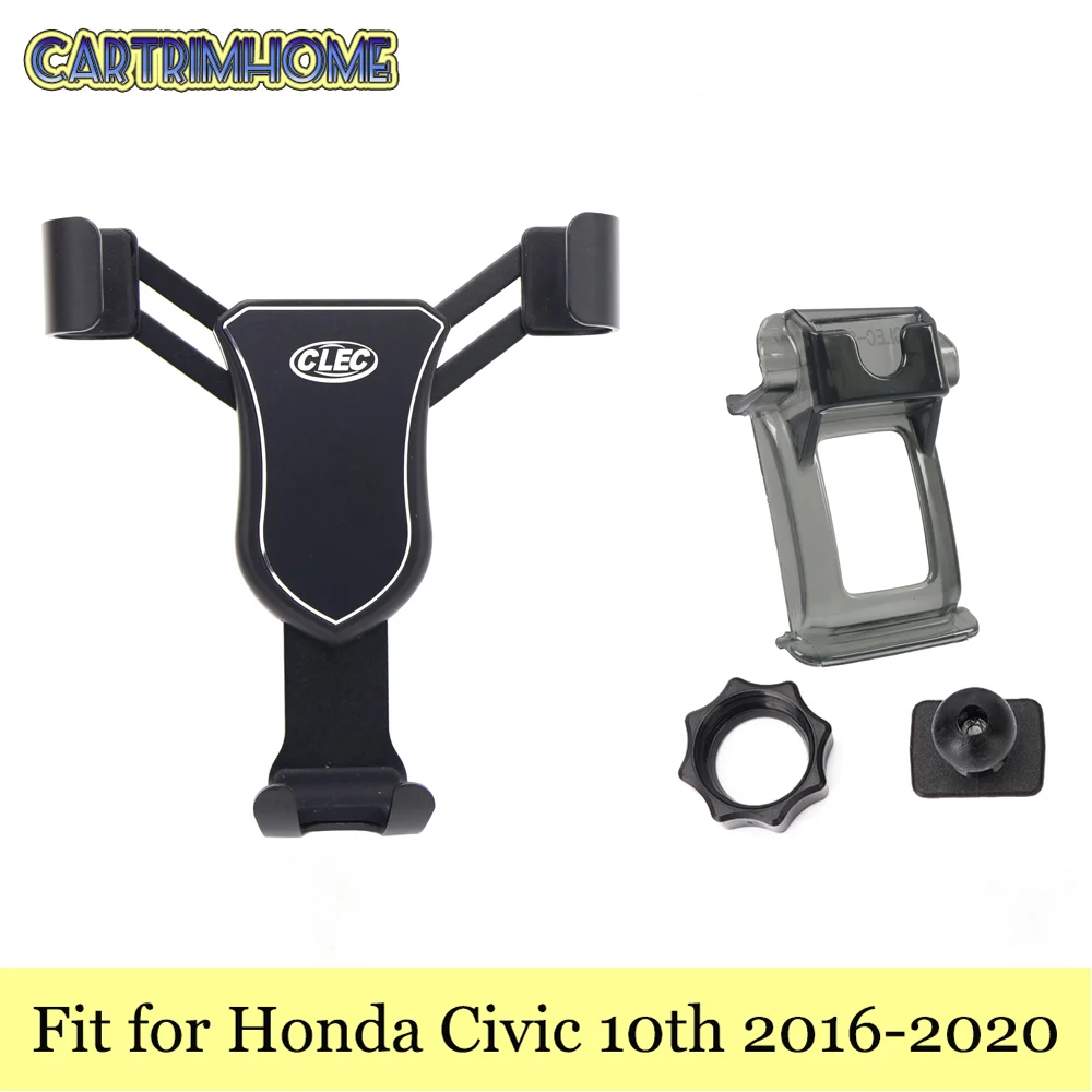 

Автомобильные товары, подходят для Honda Civic 10 2016-2020, аксессуары, Гравитационный держатель для телефона, крепление на вентиляционное отверстие...