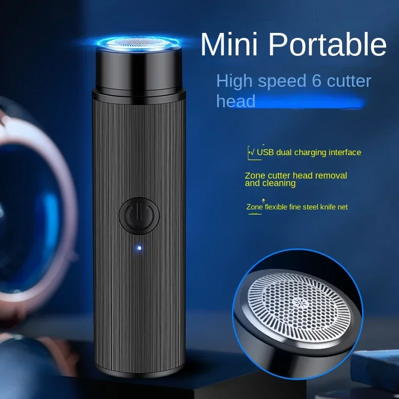 Электробритва для мужчин, портативная Сменная головка для бритья лица и тела, бритва для бороды