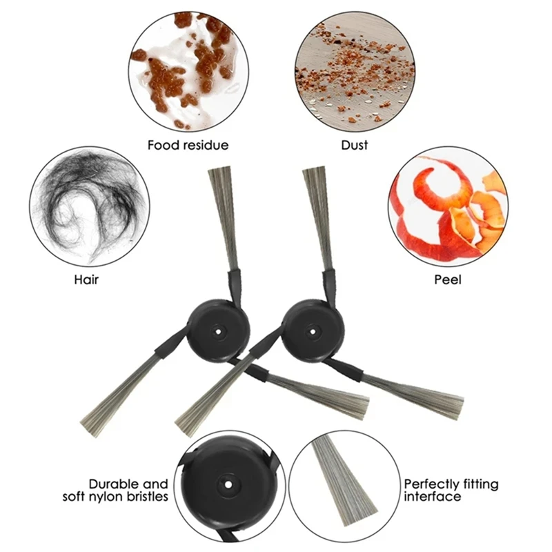 14 шт. для Dreame X40 Ultra/X40 Pro Ultra/S30 Ultra робот-пылесос запасные части боковая щетка фильтр