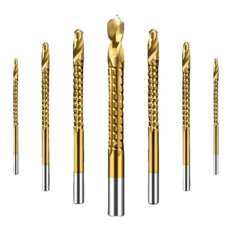 

Набор кобальтовых сверл, комплект из 6 спиральных метрических композитных насадок для дрели, для резки и сверления