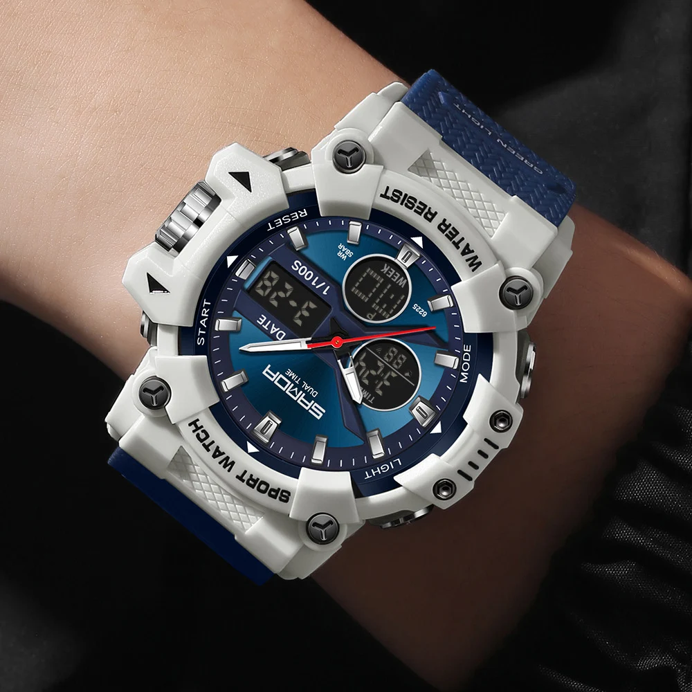 Часы наручные SANDA Мужские Аналоговые модные спортивные цифровые