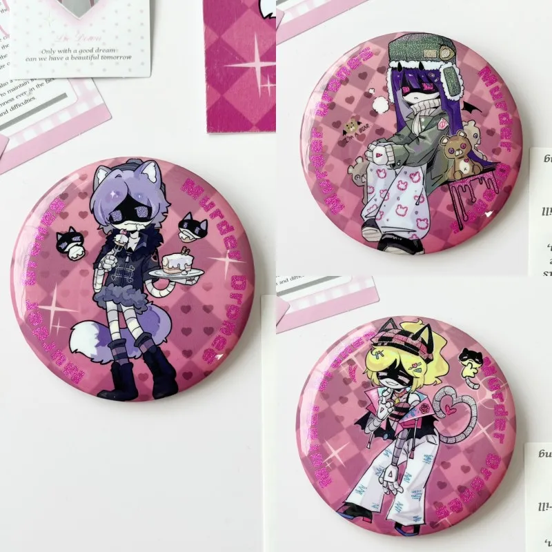 Персонаж Неорганический убийца булавки брошь значок убийцы кукла uzi ленивая