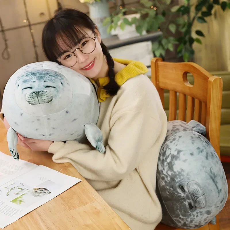 

Пушистая подушка Angry Blob Seal 20 см