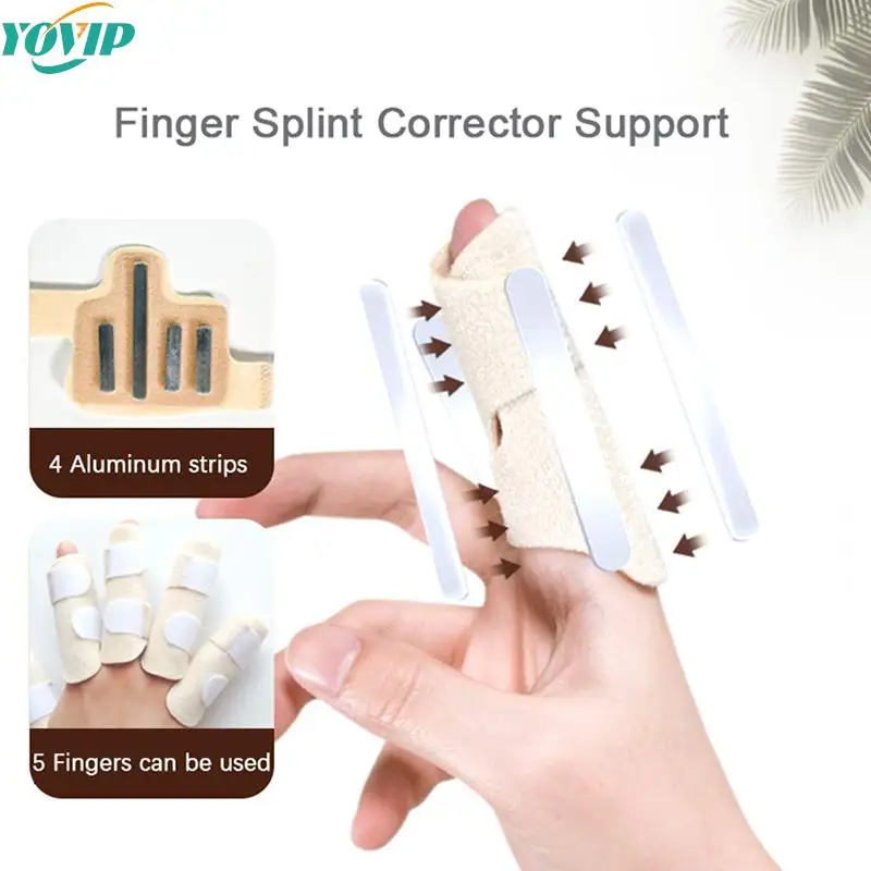 

Обезболивающий триггер, регулируемая фиксирующая шина для пальцев, Скоба для выпрямления, растяжение растяжения, излома, пальцевая шина, ко...