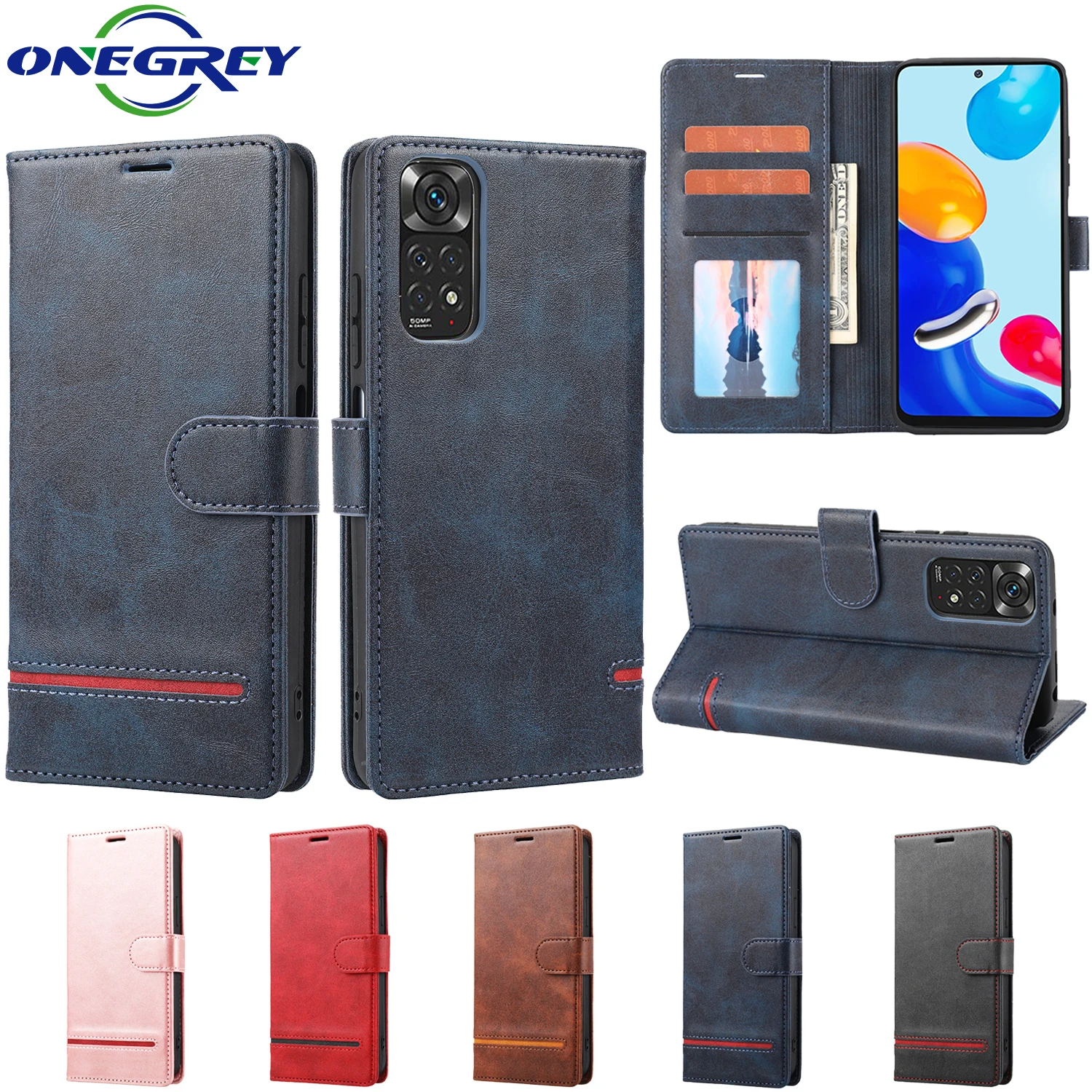 

Магнитный кожаный чехол для телефона Huawei P20 Mate 20 Pro Lite, роскошный флип-кошелек из искусственной кожи с отделениями для карт, противоударный ч...