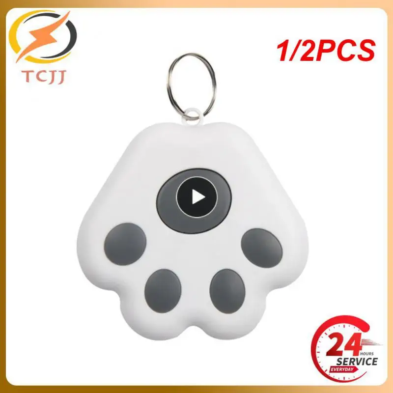 

1/2PCS Wireless Pet Tracer Smart GPS Anti Lost Keychain Dog Cat Locator Kids Alarm Tag Finder Key Collar Tracker Accessories