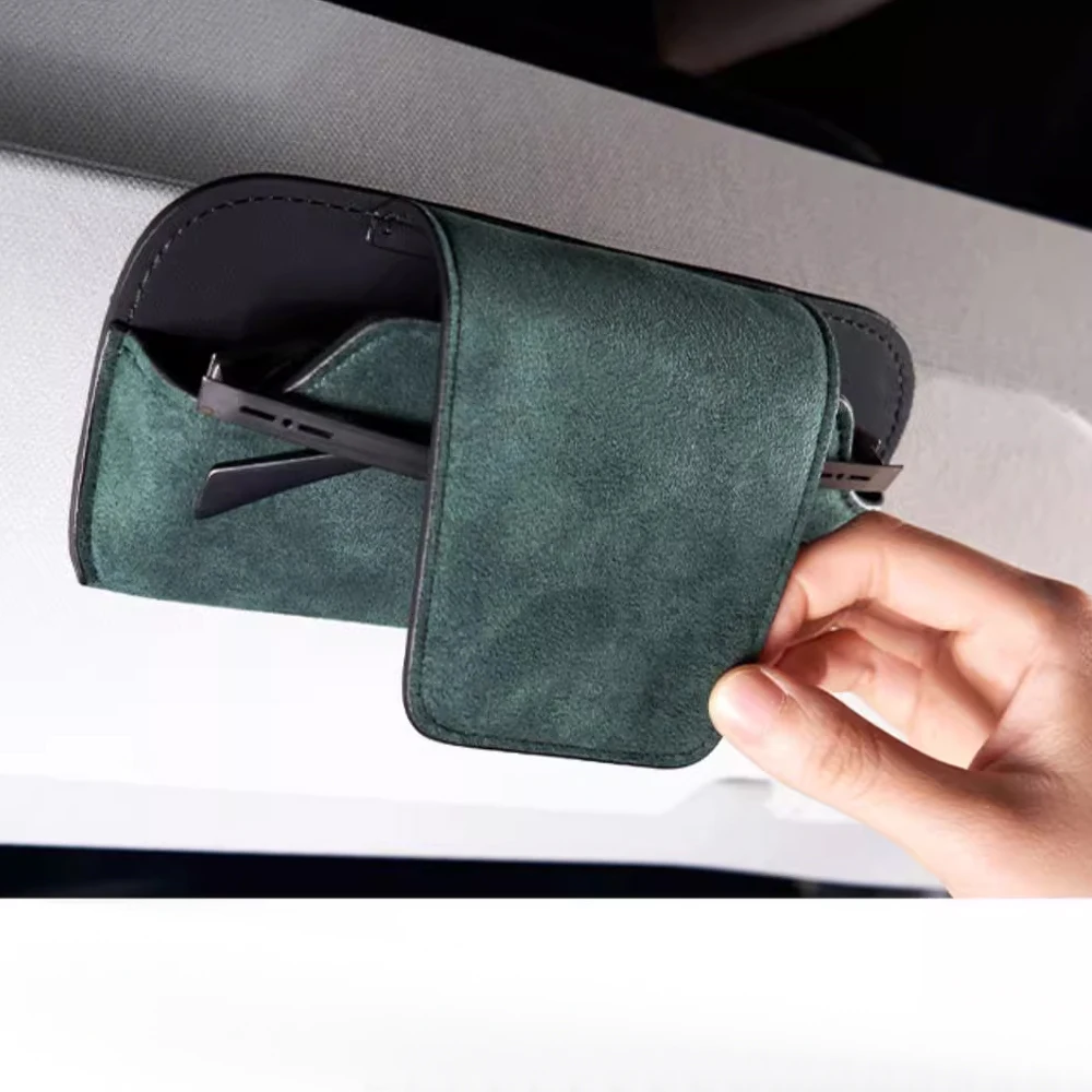 Автомобильный футляр для очков портативный держатель солнцезащитных