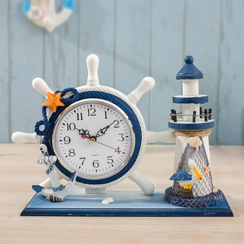 Desktop clock ornaments living room bedroom bedside clock European-style desk desktop personality new creative clock