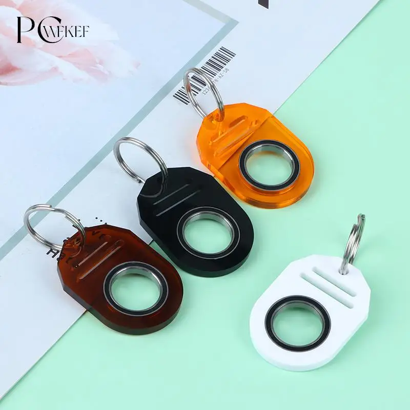 

Spinner Keychain Anxiety Stress Relief Metal Fidget Toys Spinning KeyRing Antistress Finger Key Ring Relieve Boredom Party Gift