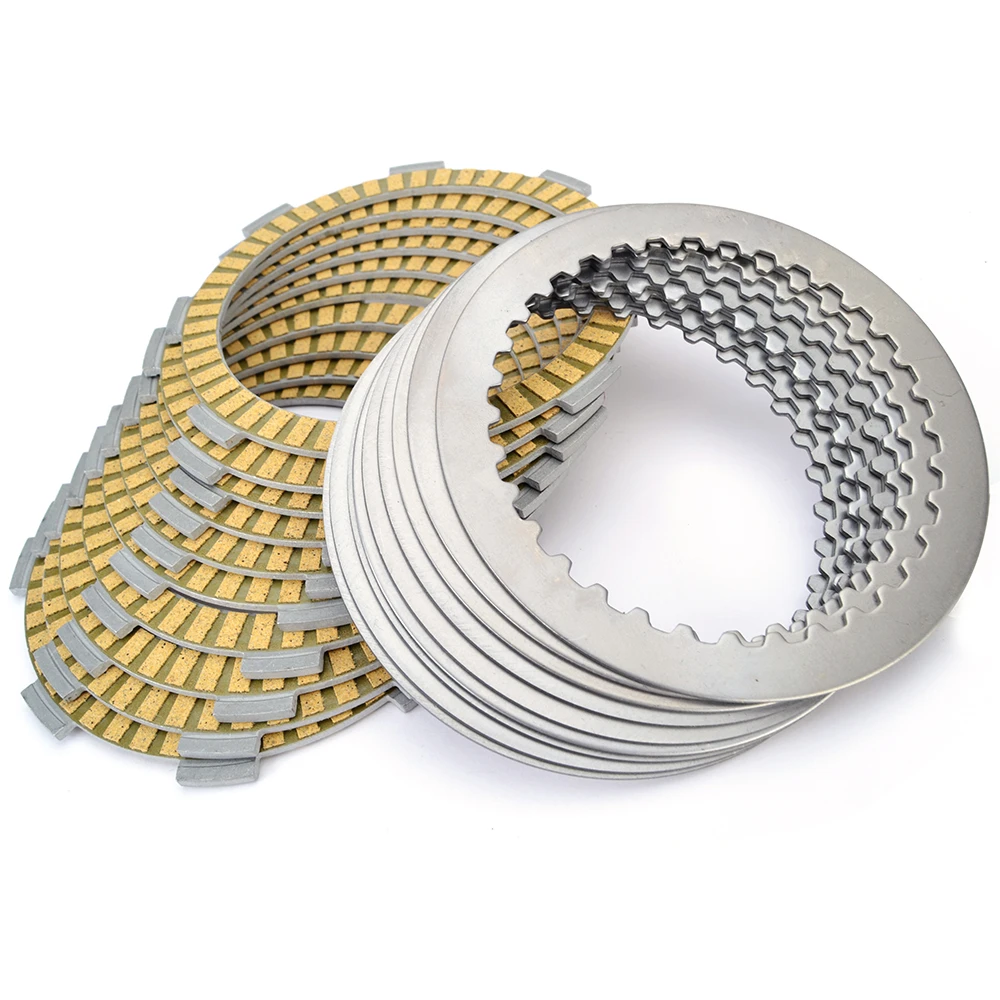 

Clutch Friction Plates For Honda VFR400R NC30 1989 1990 1991 1992 22201-166-000 22201-MR8-000 22321-KE8-000