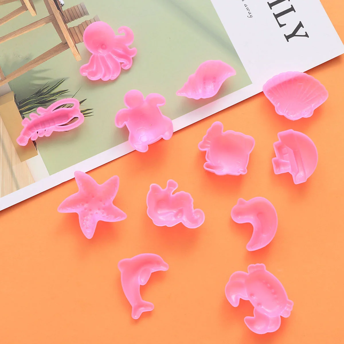 12 шт. формы для песка набор игрушек пляжного лоток форм детей