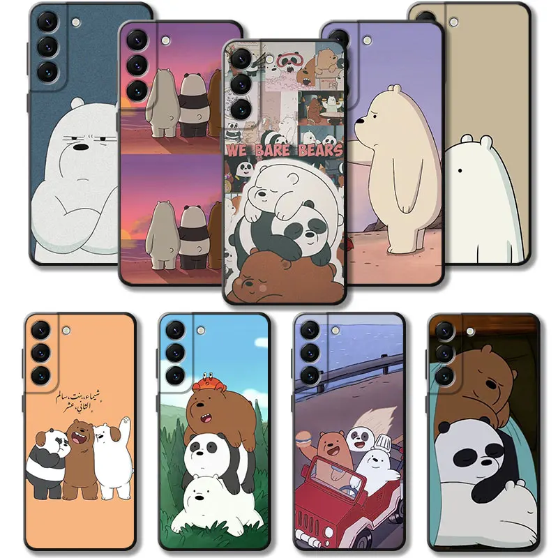 

We Baby Bears Phone Case For Samsung Galaxy S22 S21 S20 10 Plus S10 S8 S9 S10e Ultra FE Soft Silicone Cover