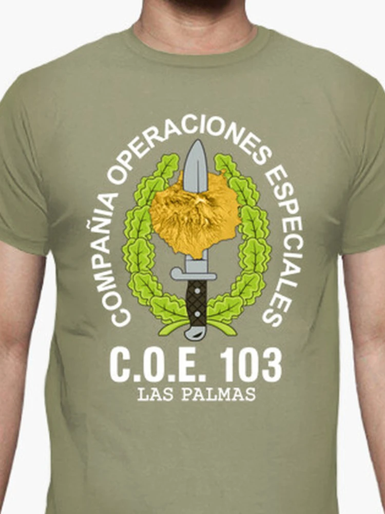 C.O.E LAS PALMAS Испанская оперы Especiales Футболка с коротким рукавом Повседневная мужская