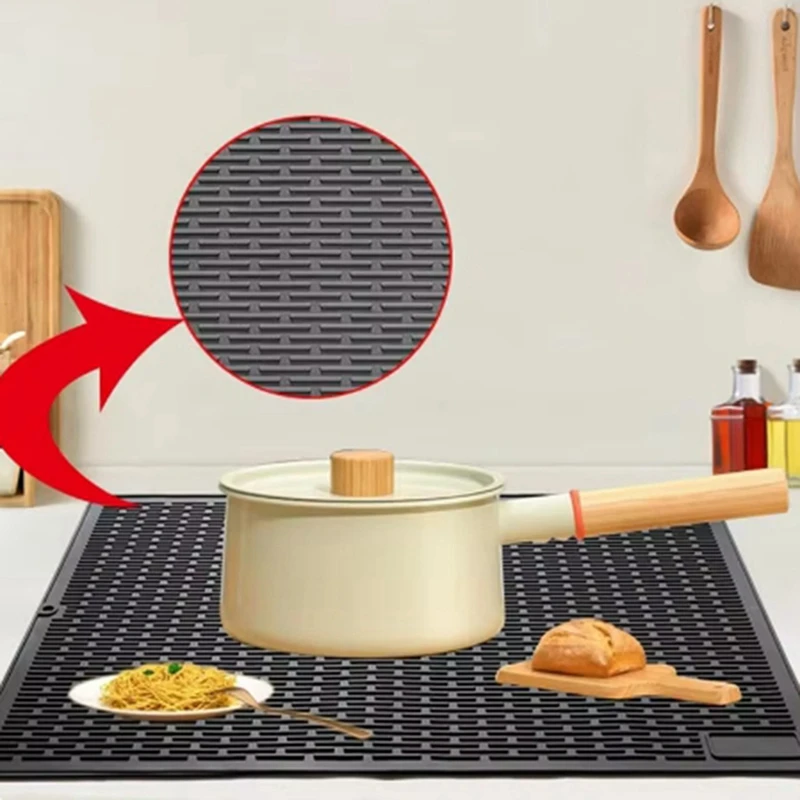 Силиконовая защитная накладка для плиты крышка духовки легко моющаяся