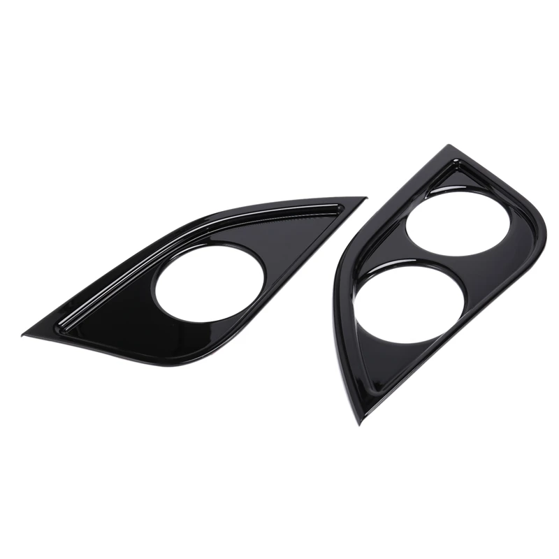 

Car Rear Drain Water Cup Holder Trim Cover Stickers Bezel Frame For Toyota Voxy 2022 Interior Styling RHD