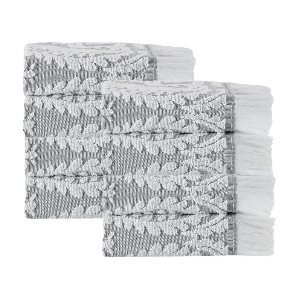 

Enchante Home - Laina Wash Towels - 8 Piece Wash Towels, long staple Turkish towel - Quick Dry, Soft, Absorbent
