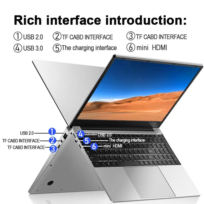 Игровой ноутбук 15 6 дюйма недорогой 1920x1080 Intel i7 4500u четырехъядерный 8 ГБ ОЗУ 128 256 512