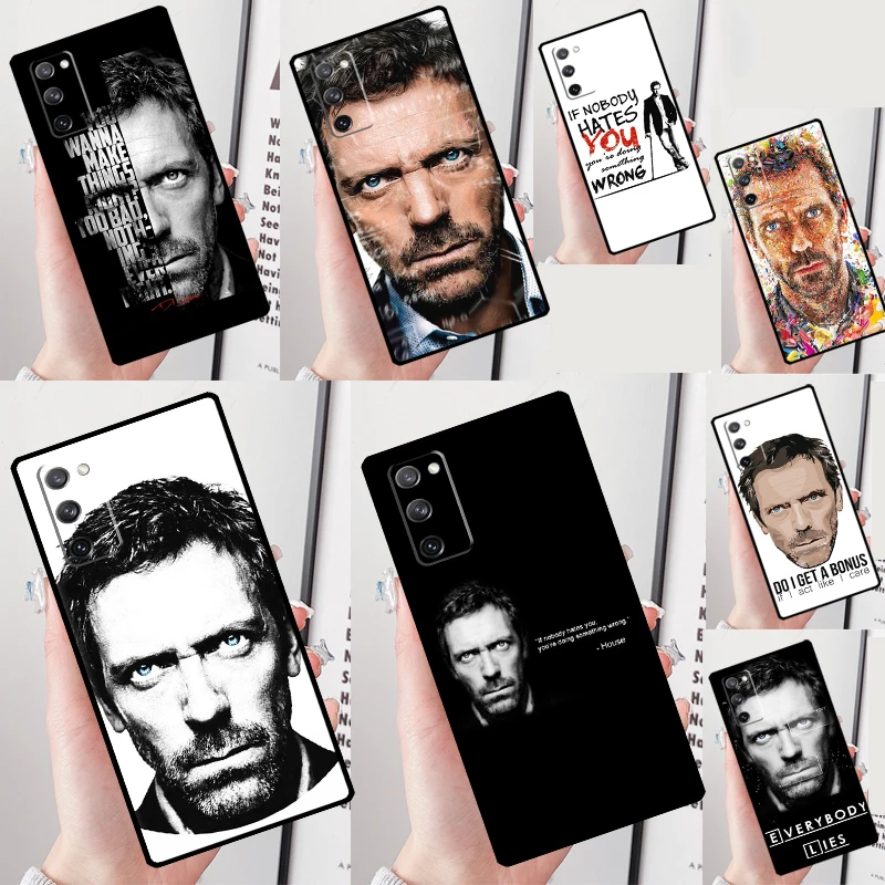 Чехол для телефона Dr House Hugh Laurie Pills Samsung Galaxy S25 Ultra S9 S10 S20 S21 S22 Plus S23 S24 FE Back Cover