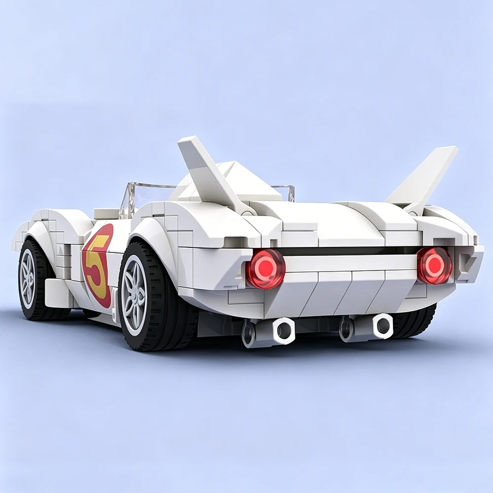 Скорость MOC ​ ​ Конструктор Racing Series Classic Mach 5: Модульная Сборная Модель Спортивного Автомобиля, Набор для Взрослых, Коллекционный Подарок (art.: 3920dbcf0ed47) - 3920dbcf0ed47