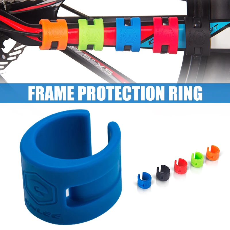 

Anti Collision Rubber Ring Chain Guard for Road Bike Rear Fork Front Fork Chainstay Protector Mountain Bike Equipment EDF