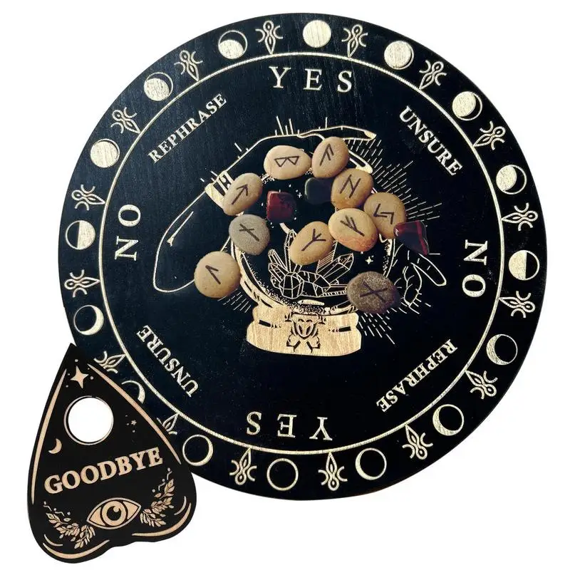 

Pendulum Board Metaphysical Message Board Altar Supplies Kit Beginner Witch Supply Message Board For Witch Wiccan