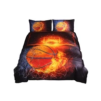 3d basketball bedding set printed duvet cover polyester queen king size comforter sets single double kids and adults bed clothes