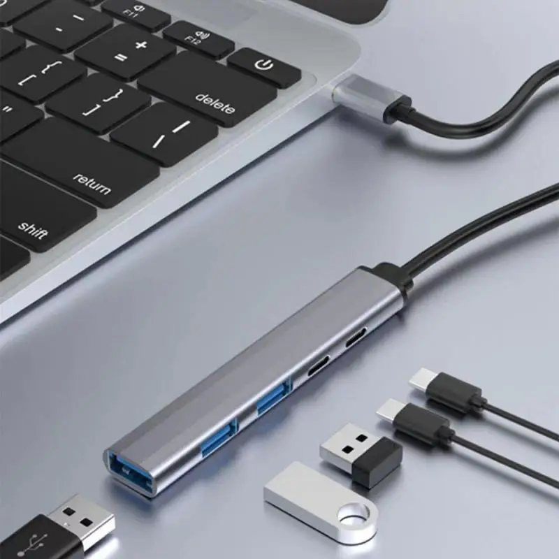 

Portable 5-in-1 Pd 65w fast-charging Type-c extender hub multi-adapter 5-port high-speed docking station USB3.0 2.0 5gbps adapte