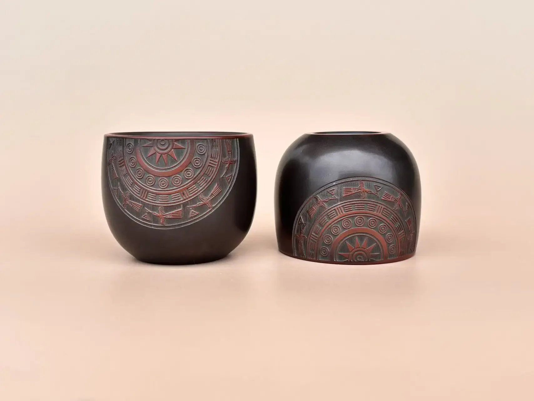 Фото Чашка ручной работы Qinzhou Nixing Tao (чайник из глины не Yixing) Чайная чашка ручной работы для пуэра улун Кунг-фу Ча №3