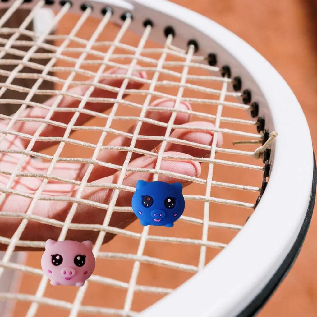 

Pack of 4 Cartoon Shape Tennis Racquet Shock Absorber Vibration Dampener Sporting Equipment Replace Part Supplies