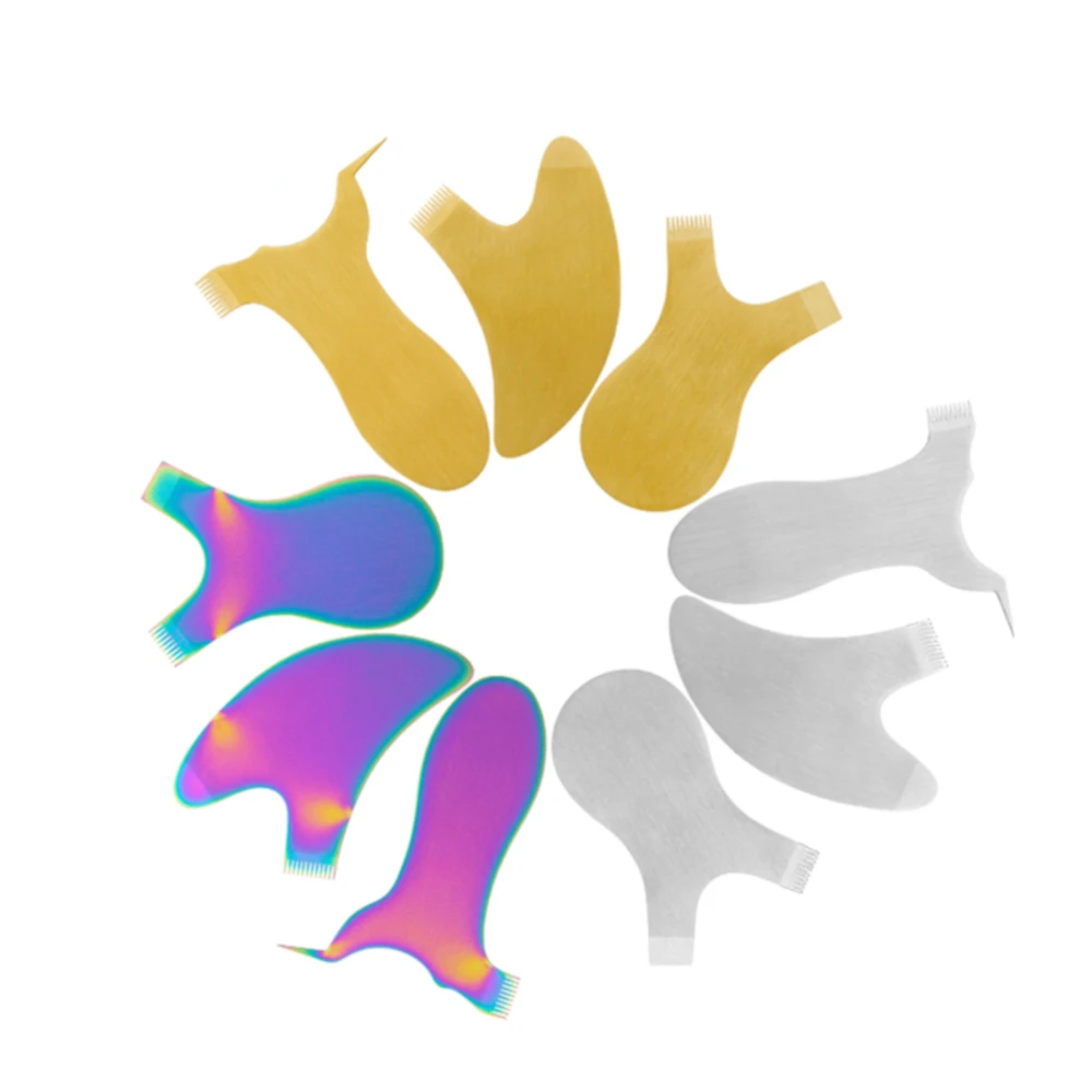 

Reuseable Metal Eyelash Brush Clean Comb Y Shape Grafted Eyelashes Brushes Lifting Curler Eye Lash Extension Perm Mascara Tools