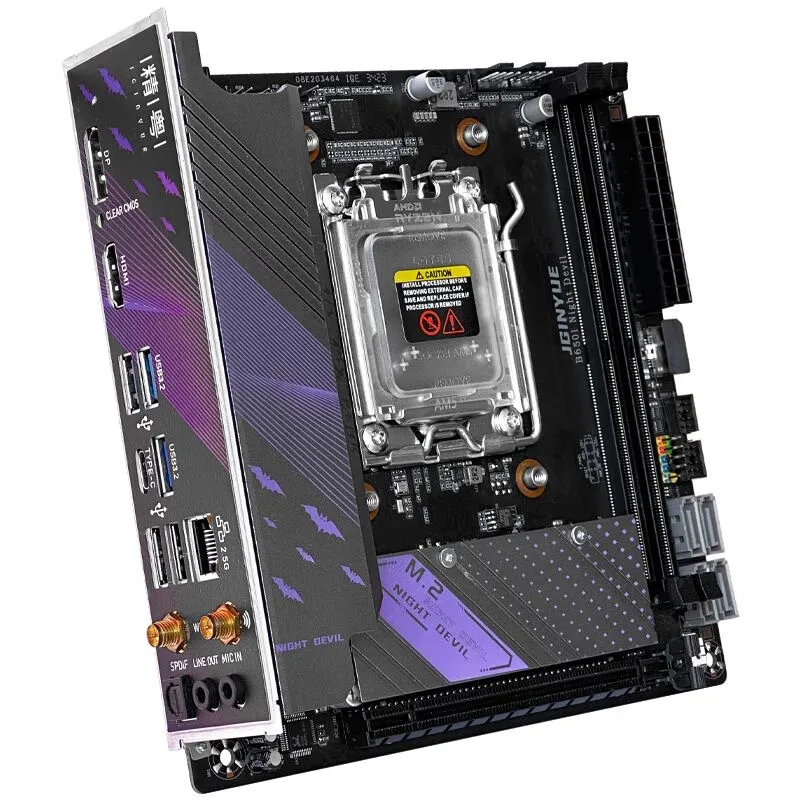 Материнская плата amd B650I DDR5 AM4 AM5 Ryzen R3 R5 7000 IATX для ПК компьютера офиса и дома