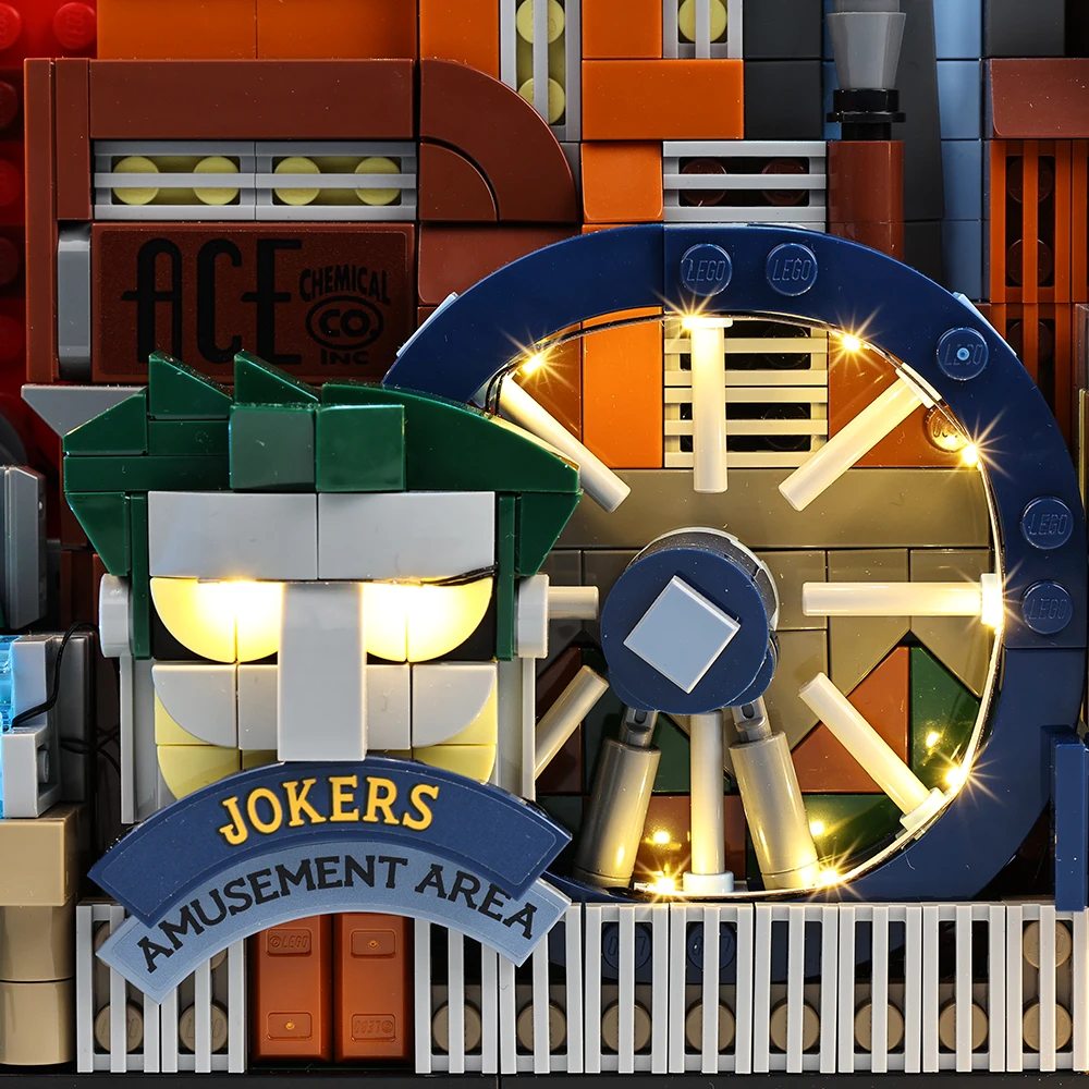 Комплект светодиодных фонарей для 76271 Batmaned The Animated Series Gotham City DIY светодиодные