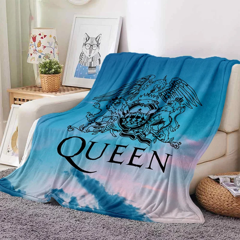 

Ultra Lightweight Soft Plush Flannel Throws Blanket Queen Band Freddy Sofa Bed Couch Travel Camping Covers