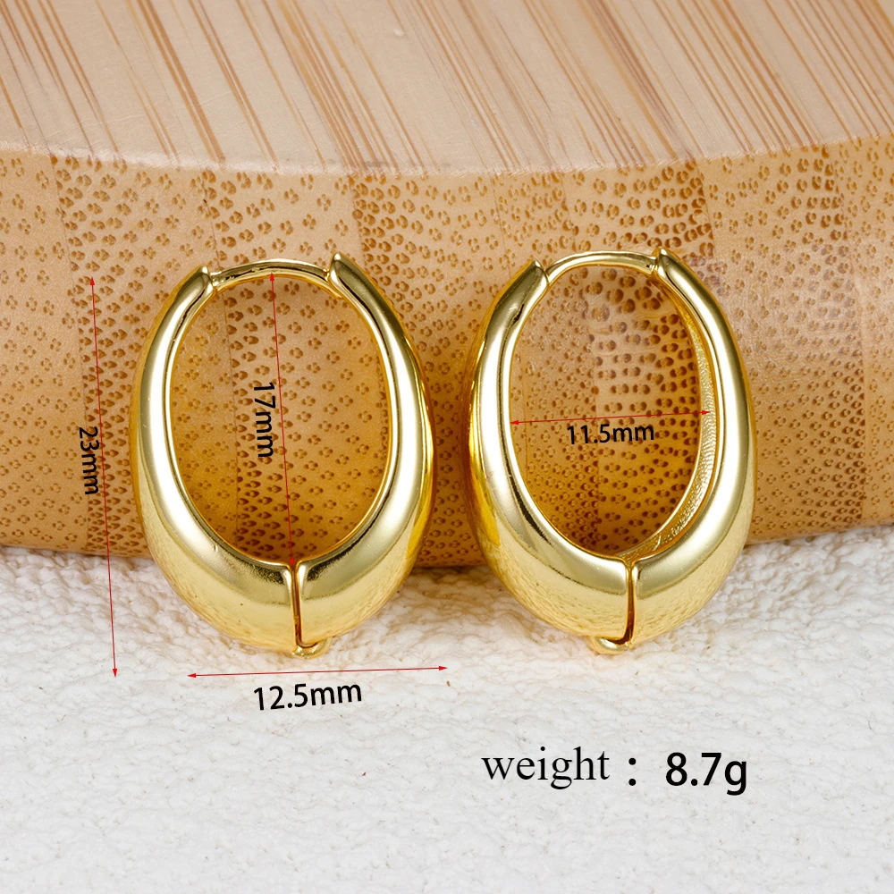 Новые корейские простые глянцевые U-образные Винтажные серьги из нержавеющей