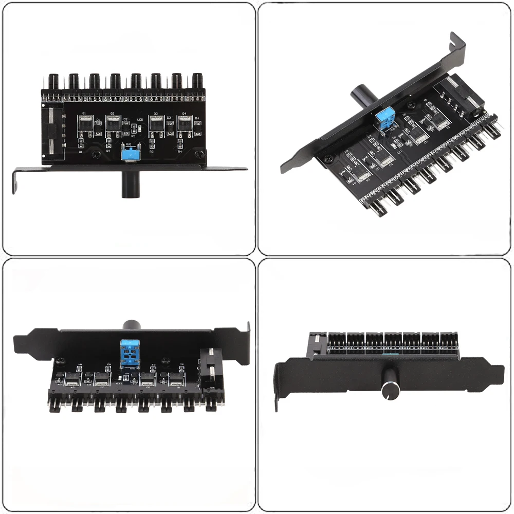 4-контактный 8-ходовой вентилятор охлаждения контроллер температуры скоростной