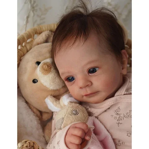 48 см кукла Reborn для новорожденных Felicia, мягкая реалистичная 3D-окрашенная кожа для маленьких девочек с видимыми венами Muñecas Bebê Reborn Art Doll