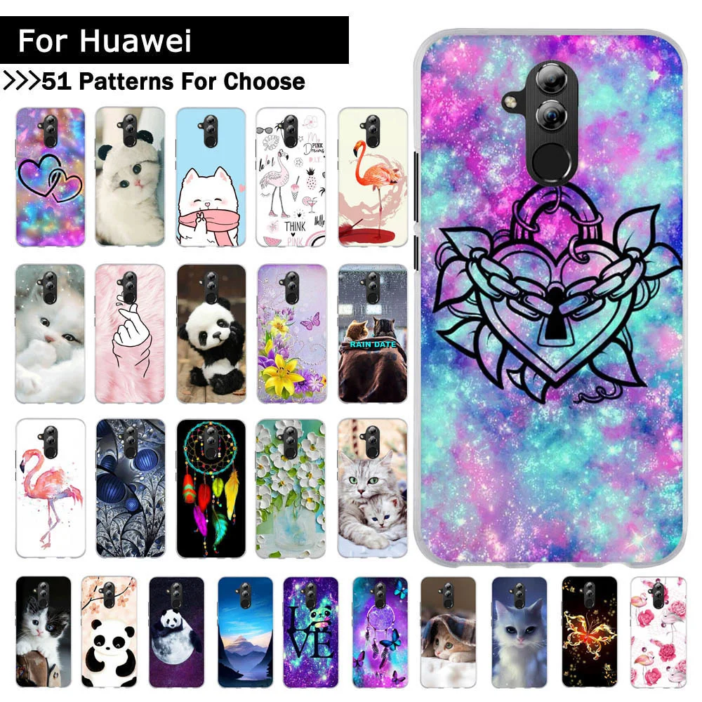 Чехол для телефона Huawei Honor 5 Модные мягкие силиконовые чехлы Coque Fundas Capa Mate 20 lite Case Y5