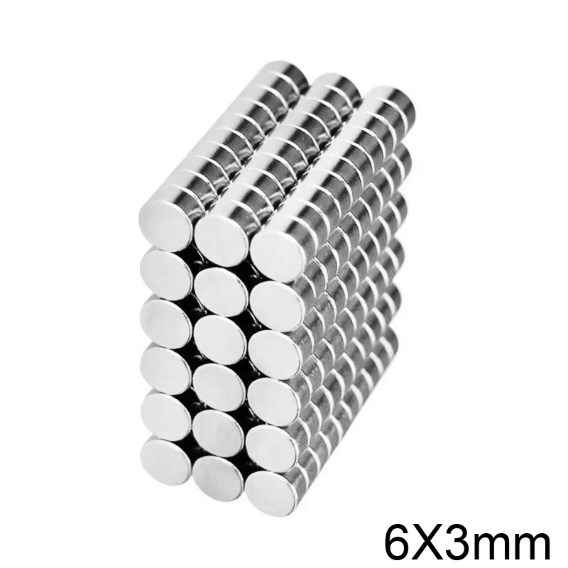 

Магниты дисковые 6x3 мм