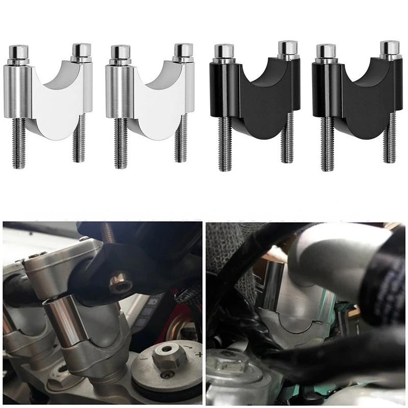 

Motorcycle Handlebar Riser Bar Mount Handle Clamp Universal 28mm 1 1/8" 22mm 7/8" for Honda for BMW R1200gs for YAMAHA MT07 MT09