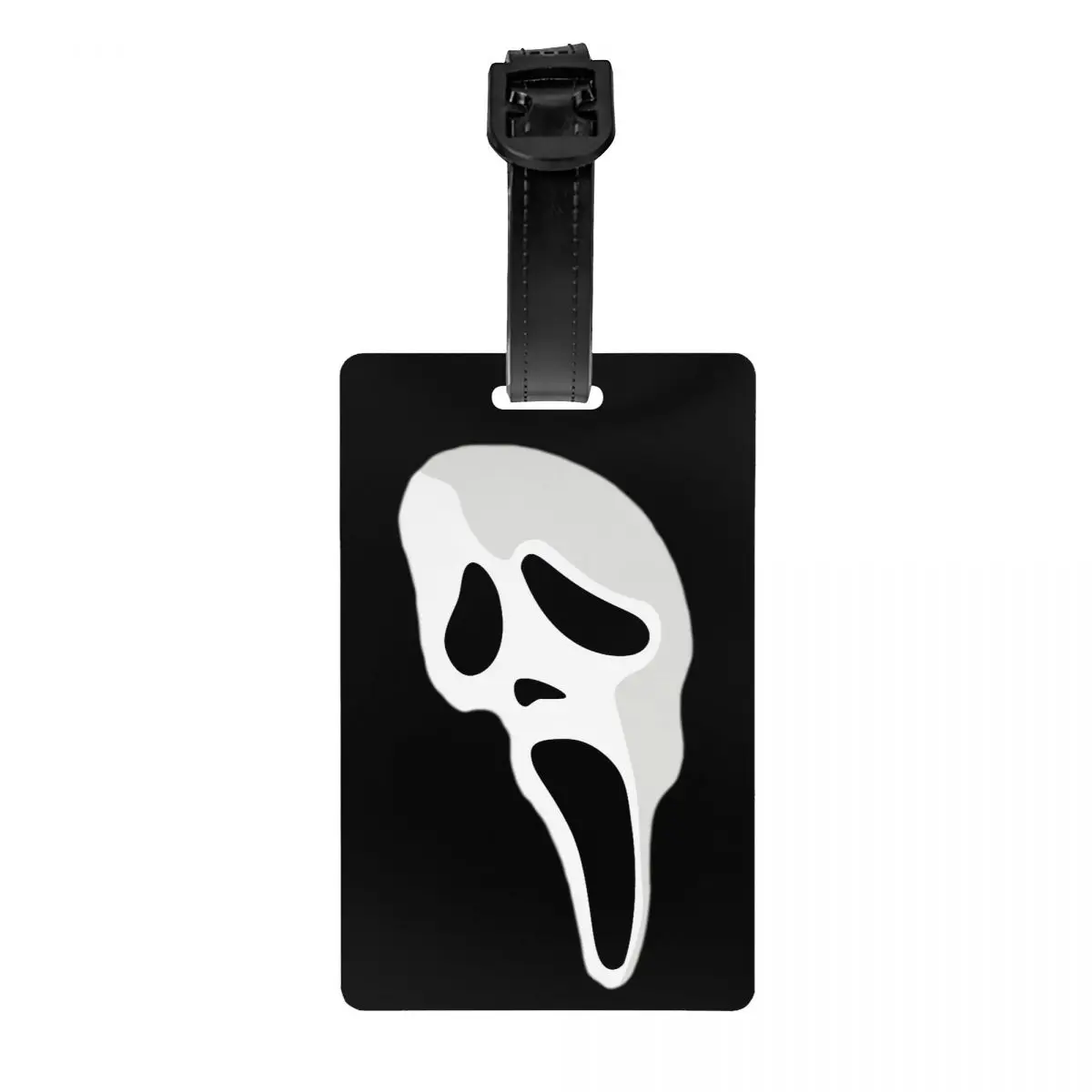 

Custom Ghostface Scream Luggage Tag Privacy Protection Halloween Horror Film Baggage Tags Travel Bag Labels Suitcase