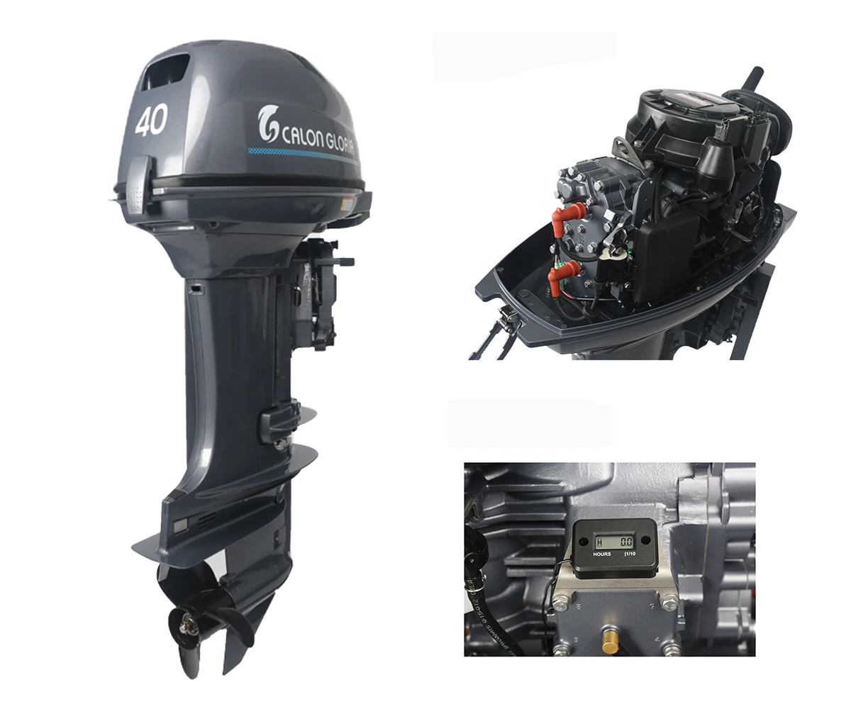 Судовой двухтактный лодочный двигатель CG 40hp 2-тактный бензиновый подвесной мотор