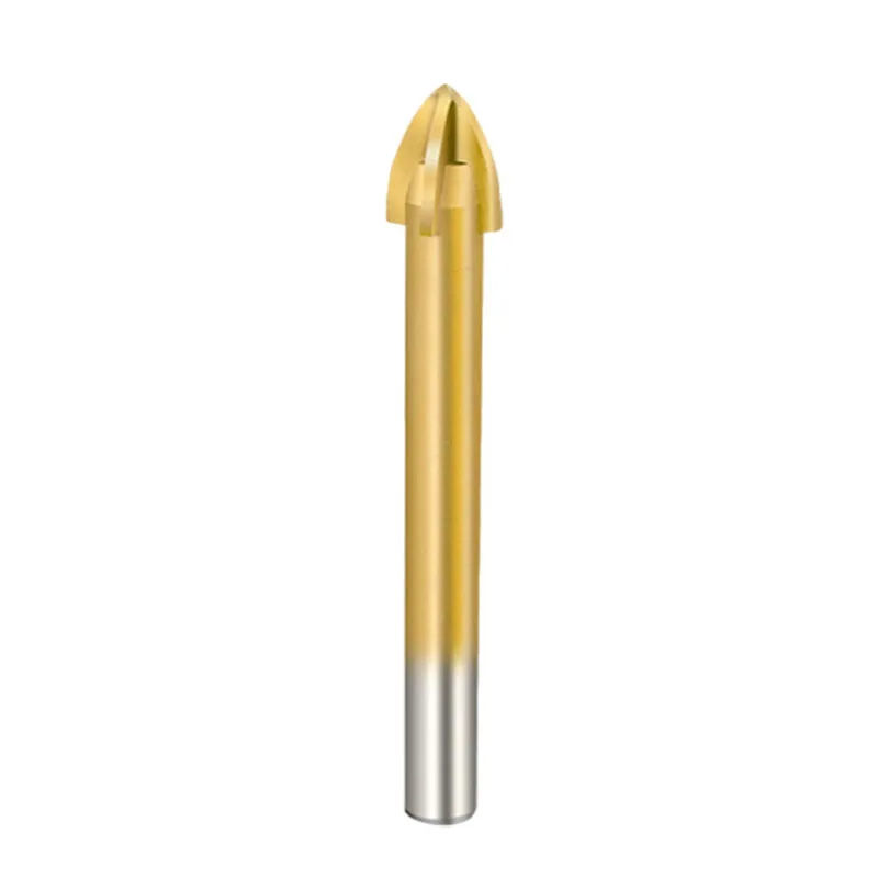 

6pcs Carbide Glass Drill Bits 4 Cutting Edges Cross Spear Head Drill For Ceramic Tile Marble Mirror Concrete Drill Bit 4-12mm