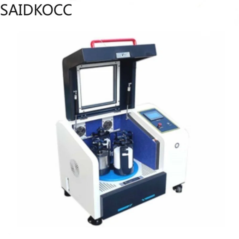 

SAIDKOCC brand Custom Small Lab Vertical Square Size Planetary Ball Mill with Safety Electromagnet Adsorption Door