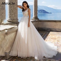 absorbing v neck wedding dress pretty a line bridal gown inviting backless lace dresses beauteous sleeveless vestido de novia