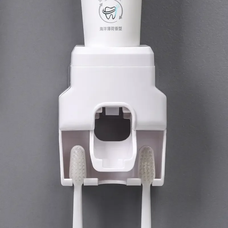 

1 шт. автоматический дозатор зубной пасты настенное крепление и небольшой держатель зубной щетки соковыжималка для семейного душа ванная комната