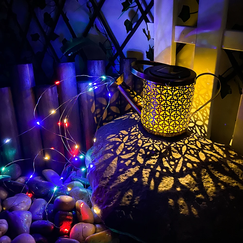 

Waterproof Yard Path Outdoor Watering String Light Garden Decoration Home Garden Solar Lamp LED Solar Kettle Lamp