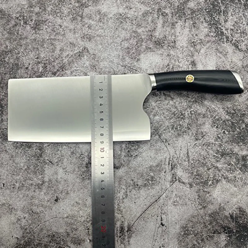 Нож для нарезки 3 слоя плакированного стального лезвия M390 рукоятка G10 острые